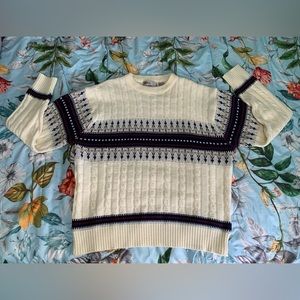 Vintage ASTOR ONE Sweater Mens Extra Large Fishermen Knit 80s